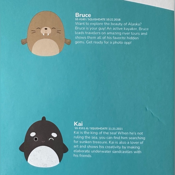 8 5” Sea Life Kellytoy Squishmallows - Sealife Mini Pack 8 5” Squishmallow - Picture 15 of 16